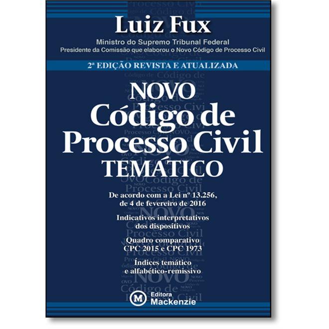 NOVO CÓDIGO DE PROCESSO CIVIL TEMÁTICO